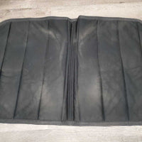 Microsuede Glitter Channel Dressage Pad, non slip top *gc, faded, mnr dirt, film, rubs, pills, hair, snags
