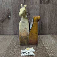 2 "Artforum Farmyard Fun" Horse Hugging - Nestling Statues *xc
