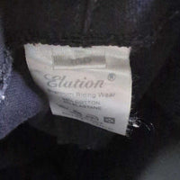 Hvy Cotton Euro Seat Breeches, Pull On *gc, faded, seam puckers, rubs, pills

