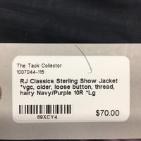 Show Jacket *vgc, older, loose button, thread, hairy