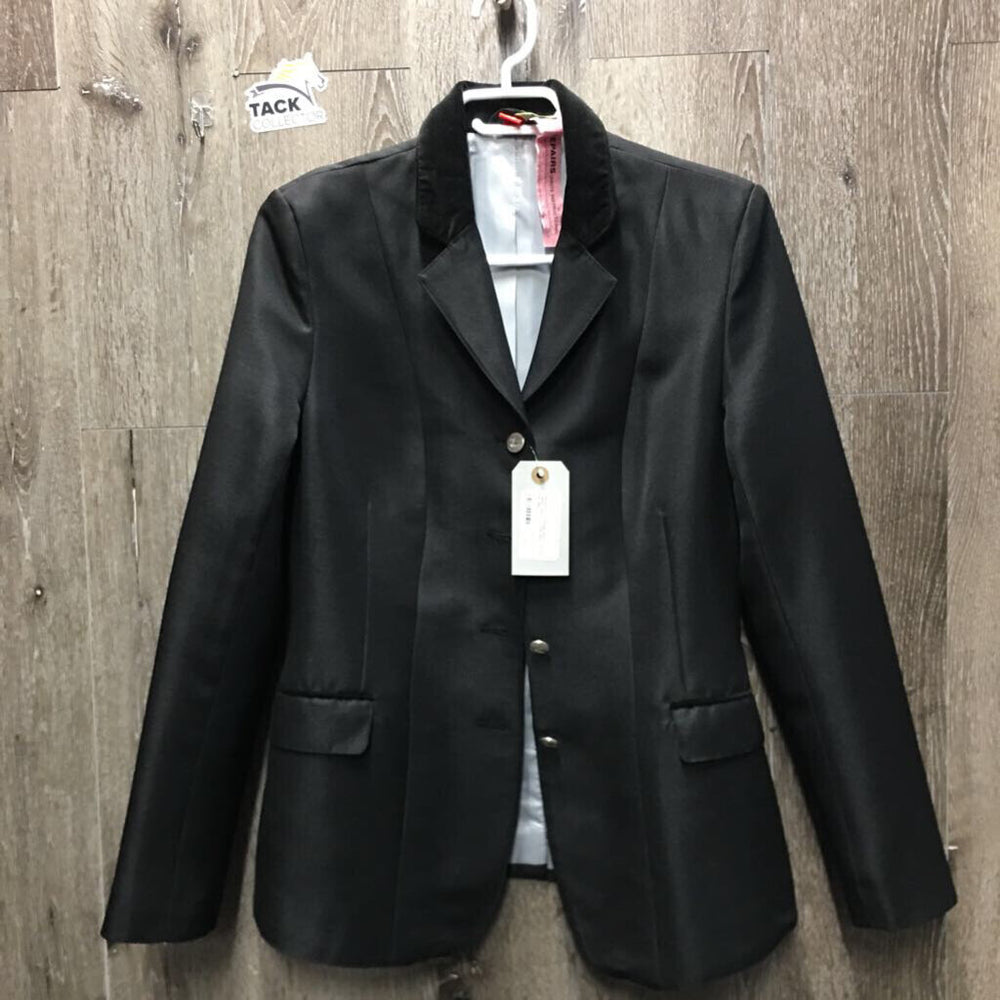Hvy Dressage Show Jacket, velvet collar *xc, older