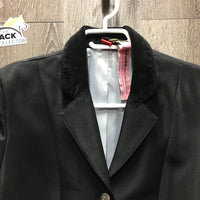 Hvy Dressage Show Jacket, velvet collar *xc, older
