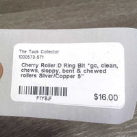Cherry Roller D Ring Bit *gc, clean, chews, sloppy, bent & chewed rollers
