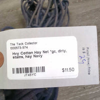 Hvy Cotton Hay Net *gc, dirty, stains, hay
