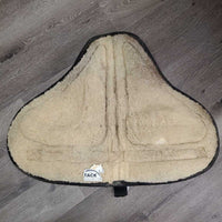 Suede Bareback Pad, Narrow Fleece Cinch *vgc, clean & dirt, hairy, mnr frayed holes