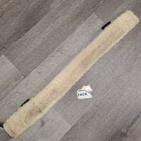 Suede Bareback Pad, Narrow Fleece Cinch *vgc, clean & dirt, hairy, mnr frayed holes