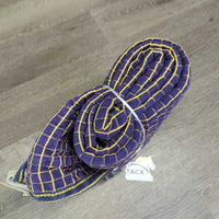 Hvy Cotton Waffle Cooler, tail *gc, clean, older, faded, rubs
