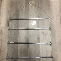 4 Bar Metal Saddle Pad - Blanket Rack, string *gc, rubs, rust, scratches