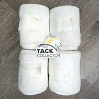 4 Fleece Polo Wraps *vgc, pills, clean, mnr hair, marker
