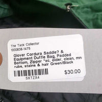 Cordura Saddle? & Equipment Duffle Bag, Padded Bottom, Zipper *xc, older, clean, mnr rubs, stains & hair
