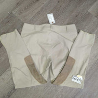 Euro Seat Breeches *gc/vgc, mnr stains, undone stitching, rubs, pills, snags & hairy velcro
