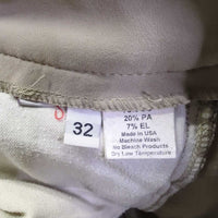Euro Seat Breeches *gc/vgc, mnr stains, undone stitching, rubs, pills, snags & hairy velcro
