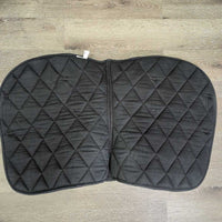 Thick Quilt Jumper Saddle Pad, piping *gc, rubs, frays, pills, v.faded, clean, puckers, hairy
