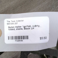 Nylon Halter *gc/fair, v.dirty, faded, stains
