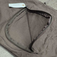 Cotton Helmet Backpack Bag, drawstring *vgc, clean, faded, rubs
