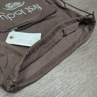 Cotton Helmet Backpack Bag, drawstring *vgc, clean, faded, rubs
