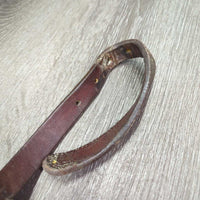 Tooled BreastCollar *fair, dirty, NO Conway, MISSING Strap, stains, dry, binder twine, rusty, cracking
