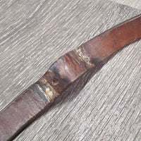 Tooled BreastCollar *fair, dirty, NO Conway, MISSING Strap, stains, dry, binder twine, rusty, cracking
