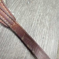 Tooled BreastCollar *fair, dirty, NO Conway, MISSING Strap, stains, dry, binder twine, rusty, cracking
