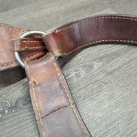 Tooled BreastCollar *fair, dirty, NO Conway, MISSING Strap, stains, dry, binder twine, rusty, cracking
