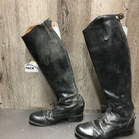 Pr Field boots, zips *gc, dirt, rubs, marks, older, replaced zip
