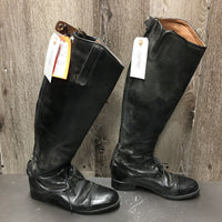 Pr Field boots, zips *gc, dirt, rubs, marks, older, replaced zip