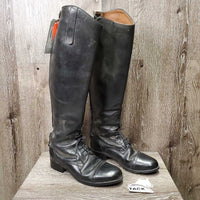 Pr Field boots, zips *gc, dirt, rubs, marks, older, replaced zip
