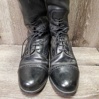 Pr Field boots, zips *gc, dirt, rubs, marks, older, replaced zip