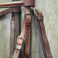 Rsd Bridle *gc, dirty, stiff, rubs, gunk, creases, scraped edges, stains, dry, dents

