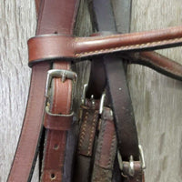 Rsd Bridle *gc, dirty, stiff, rubs, gunk, creases, scraped edges, stains, dry, dents
