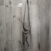 Rsd/Padded Noseband, Dy'on Flash Strap, Slide on Attachment *gc, clean, rubs, creases, faded, stiff, bent, dry, scrapes
