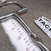 Thin Small D Ring Snaffle Bit *gc, clean, stains, rubs & scratches
