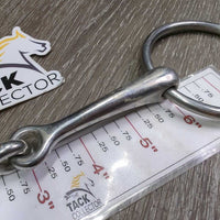 Thin Loose Ring Snaffle Bit *gc, stains, residue, scratches, rubs, scuffs, clean
