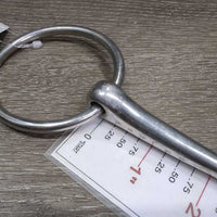 Thin Loose Ring Snaffle Bit *gc, stains, residue, scratches, rubs, scuffs, clean
