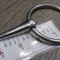 Thin Loose Ring Snaffle Bit *gc, stains, residue, scratches, rubs, scuffs, clean
