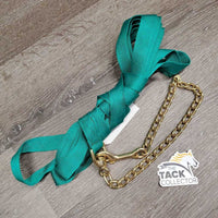 Thin Nylon Lunge Line, 25" Nose Chain, Loop Handle *xc/like new, clean, mnr dings & scratches
