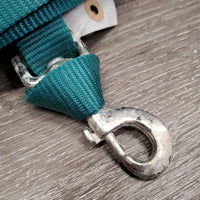 Soft Nylon Web Lunge Line, loop handle, removeable snap end *vgc/gc, stains, clean, rubs, faded
