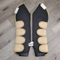 Tall Front & Hind Shipping Boots *vgc, clean & mnr dirt/pooey, stains, rubs, hair & slice