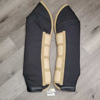 Tall Front & Hind Shipping Boots *vgc, clean & mnr dirt/pooey, stains, rubs, hair & slice