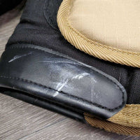 Tall Front & Hind Shipping Boots *vgc, clean & mnr dirt/pooey, stains, rubs, hair & slice