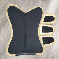 Tall Front & Hind Shipping Boots *vgc, clean & mnr dirt/pooey, stains, rubs, hair & slice