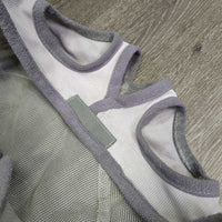 Hvy Mesh Fly Mask, Nose *vgc/gc, clean, hairy, rubs, clumpy, stains, pills, unstitched edge, snags
