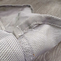 Hvy Mesh Fly Mask, Nose *vgc/gc, clean, hairy, rubs, clumpy, stains, pills, unstitched edge, snags
