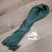 Cotton Web Lunge Line, rubber disc end, bull snap *vgc, mnr staining, dirt, hair
