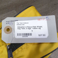 4 Fleece Polo Wraps, bag *new, 0 tags
