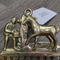 Victorian Scene Man & Horse Decorative - Wall Hanging Comb *like new
