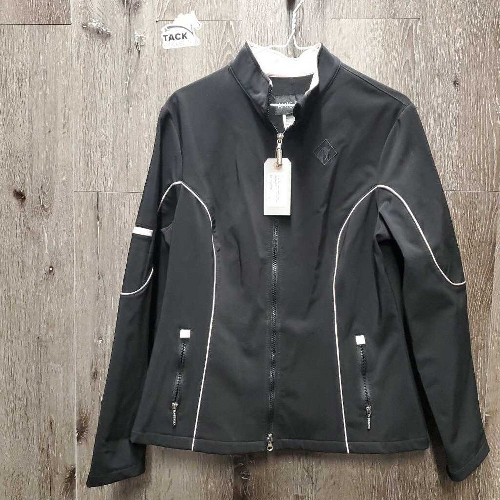 Soft Shell Fleece Lined Jacket, zipper *xc, mnr hair, older