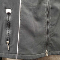 Soft Shell Fleece Lined Jacket, zipper *xc, mnr hair, older