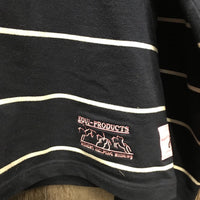 LS Hvy Shirt, 1/2 Zip up "Equi Products" *vgc, hairy, dirty?stained collar, older