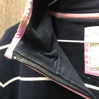 LS Hvy Shirt, 1/2 Zip up "Equi Products" *vgc, hairy, dirty?stained collar, older